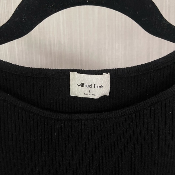 ✨NWT✨ Wilfred Free Cut-Out Knit Mini Dress - Picture 4 of 5